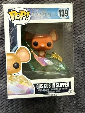 Funko Pop! Gus Gus in Slipper - Brown, Gold, Clear